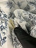 Max Studio Floral Blue 3/4 Sleeve Button-Down Shirt Size S - photo 8