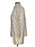 Talbots 100% Cotton Polka Dots Ivory Long Sleeve Blouse Size S - photo 5