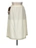 Assorted Brands 100% Polyester Solid Ivory Casual Skirt Size 14 - photo 1