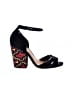 Schutz Color Block Black Sandals Size 8 - photo 1