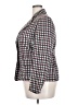 R.Q.T 100% Acrylic Tweed Gray Blazer Size 18 - photo 5