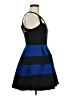 Crystal Doll Color Block Blue Cocktail Dress Size 7 - photo 4