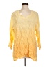 Sol Yellow Orange 3/4 Sleeve Blouse Size L (estimated) - photo 1