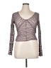 Self Esteem Gray Long Sleeve Top Size XL - photo 1