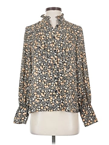 Nili Lotan Long Sleeve Blouse (view 1)
