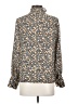 Nili Lotan 100% Polyester Floral Ivory Long Sleeve Blouse Size XS - photo 2