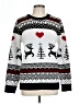 Derek Heart Hearts Silver Pullover Sweater Size L (estimated) - photo 1