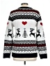 Derek Heart Hearts Silver Pullover Sweater Size L (estimated) - photo 2