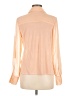 American Rag Cie 100% Polyester Color Block Orange Long Sleeve Blouse Size M - photo 2