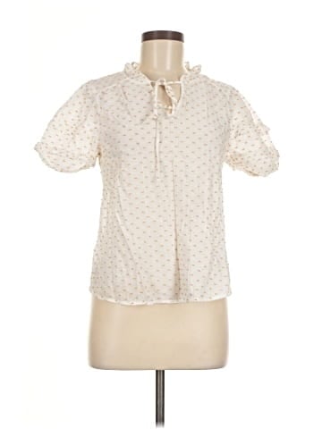 by the River Short Sleeve Blouse (view 1)
