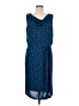 Talbots Outlet Paisley Blue Casual Dress Size M - photo 1