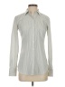 Ann Taylor Gray Long Sleeve Button-Down Shirt Size 0 - photo 1