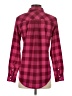 Vineyard Vines Performance 100% Polyester Checkered-gingham Burgundy Long Sleeve Blouse Size 2 - photo 2