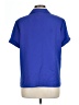 Investments 100% Polyester Blue Short Sleeve Blouse Size L (petite) - photo 2