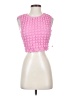 Le Lis Pink Sleeveless Blouse Size XS - photo 1