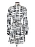 Express 100% Polyester Graphic White Casual Dress Size XS - photo 2