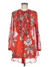 Leifsdottir Red Long Sleeve Blouse Size 8 - photo 1