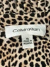 Calvin Klein Animal Print Brown Sleeveless Blouse Size XL - photo 7