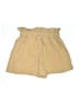 Express Outlet Solid Tan Khaki Shorts Size XXS - photo 2