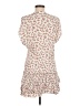 Assorted Brands 100% Rayon Floral Ivory Casual Dress Size M - photo 2