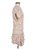 Assorted Brands 100% Rayon Floral Ivory Casual Dress Size M - photo 4