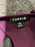 Torrid 100% Polyester Solid Purple Cocktail Dress Size Med Plus (00) - photo 4