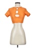PrettyLittleThing Orange Short Sleeve Top Size 0 - photo 1