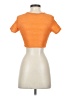 PrettyLittleThing Orange Short Sleeve Top Size 0 - photo 2