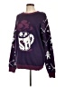 Assorted Brands 100% Acrylic Graphic Purple Pullover Sweater Size L - photo 1