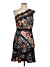 Foxiedox Graphic Black Cocktail Dress Size L (estimated) - photo 1