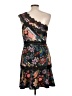 Foxiedox Graphic Black Cocktail Dress Size L (estimated) - photo 2