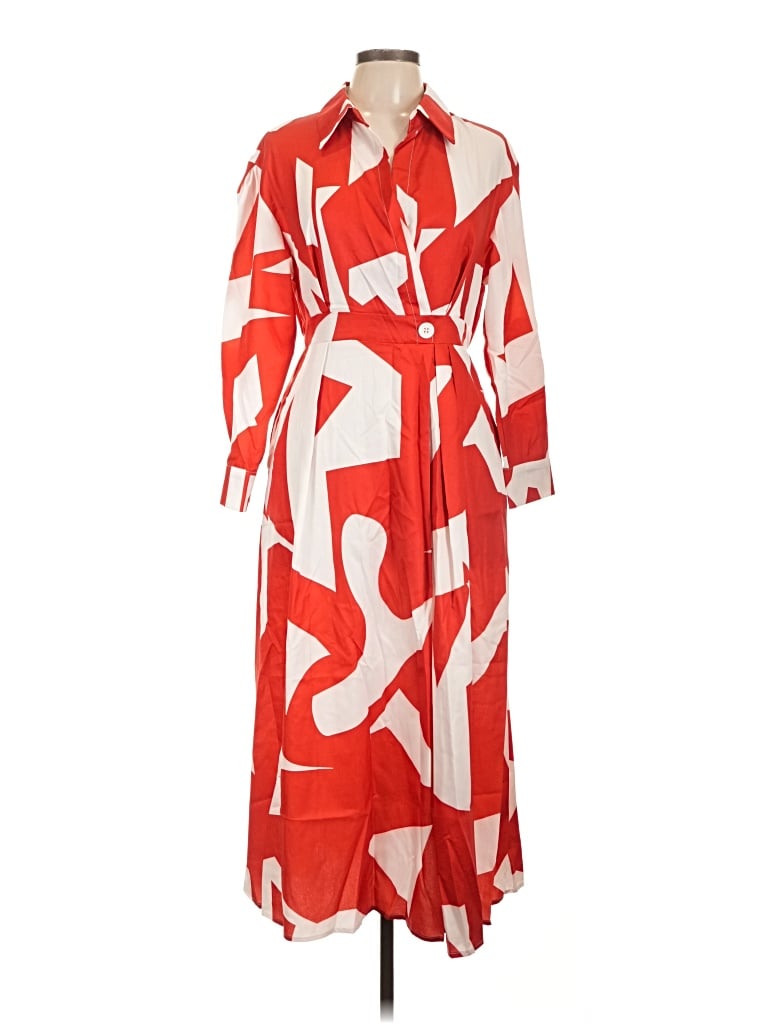 Pre-owned Shein Casual Dress In Red