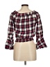 Love Notes 100% Cotton Red 3/4 Sleeve Blouse Size M - photo 2