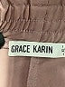 Grace Karin Solid Gray Casual Pants Size XL - photo 7