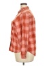 Universal Thread 100% Cotton Checkered-gingham Orange Long Sleeve Button-Down Shirt Size XXL - photo 5