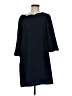 CeCe 100% Polyester Solid Blue Casual Dress Size 8 - photo 1