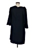 CeCe 100% Polyester Solid Blue Casual Dress Size 8 - photo 2