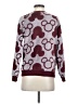 Disney 100% Polyester Print Burgundy Pullover Sweater Size S - photo 2