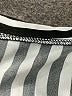 Shein Stripes Black Long Sleeve Blouse Size 6 - photo 7