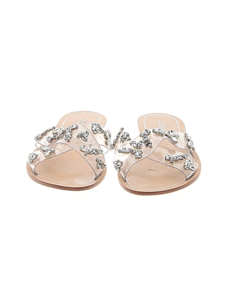 Pre-owned Jcrew Sandals In Silver
