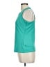 Brooks 100% Polyester Teal Sleeveless T-Shirt Size L - photo 5