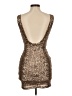 TCEC Metallic Brown Cocktail Dress Size M - photo 2