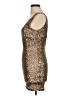 TCEC Metallic Brown Cocktail Dress Size M - photo 5