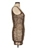 TCEC Metallic Brown Cocktail Dress Size M - photo 4
