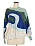 Unbranded Color Block Blue Green Pullover Sweater Size M - photo 1