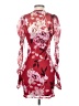 Fourteenth Place 100% Polyester Red Cocktail Dress Size XS - photo 2