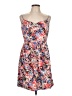 J.Crew 100% Polyester Floral Orange Casual Dress Size 12 - photo 1