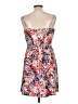 J.Crew 100% Polyester Floral Orange Casual Dress Size 12 - photo 2