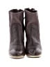 Tory Burch 100% Leather Burgundy Brown Ankle Boots Size 9 - photo 2