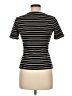 SPAO Stripes Black Short Sleeve Turtleneck Size M - photo 2
